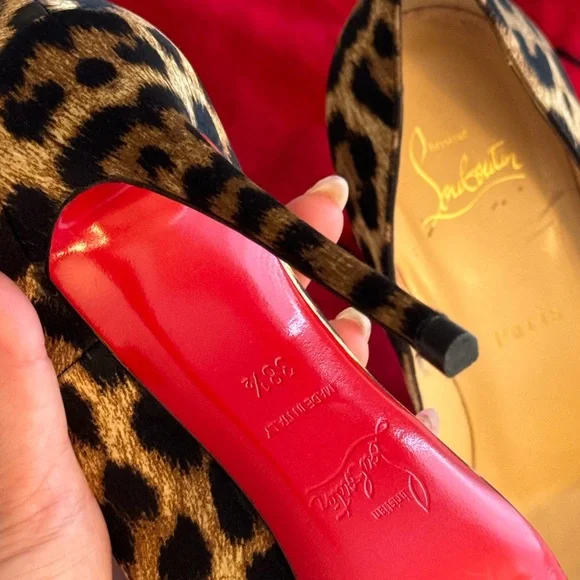 Christian Louboutin Leopard Print Heels - Picture 8 of 10